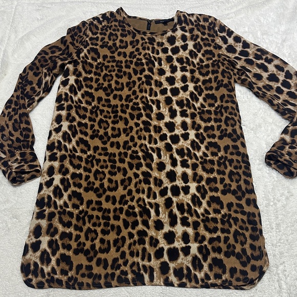 Olivaceous | size medium | leopard print dress - Picture 1 of 8